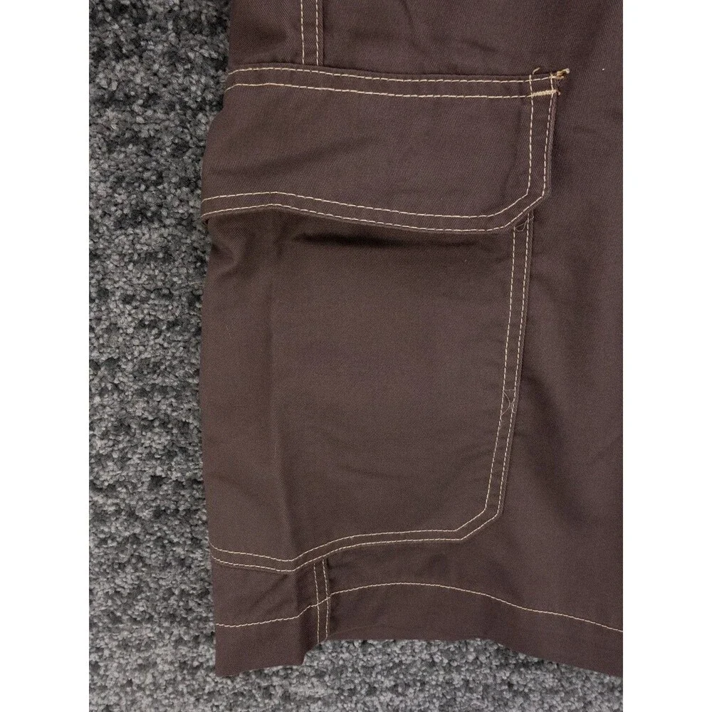 True Religion Cargo Shorts Mens 32 Actual 34 Bracken Brown Logo Outdoor NWT